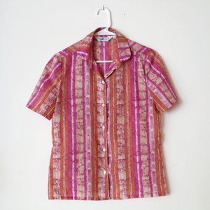 Talbott Vintage Short Sleeve Blouse